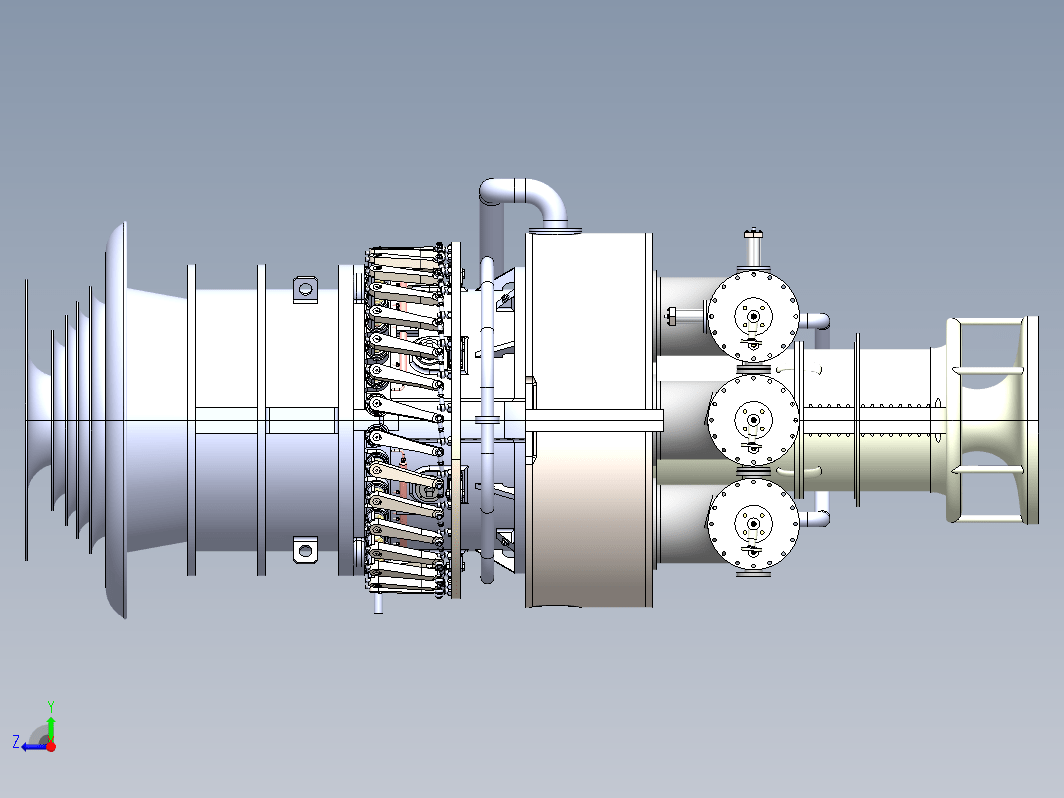 GE MS 3002燃气涡轮发动机