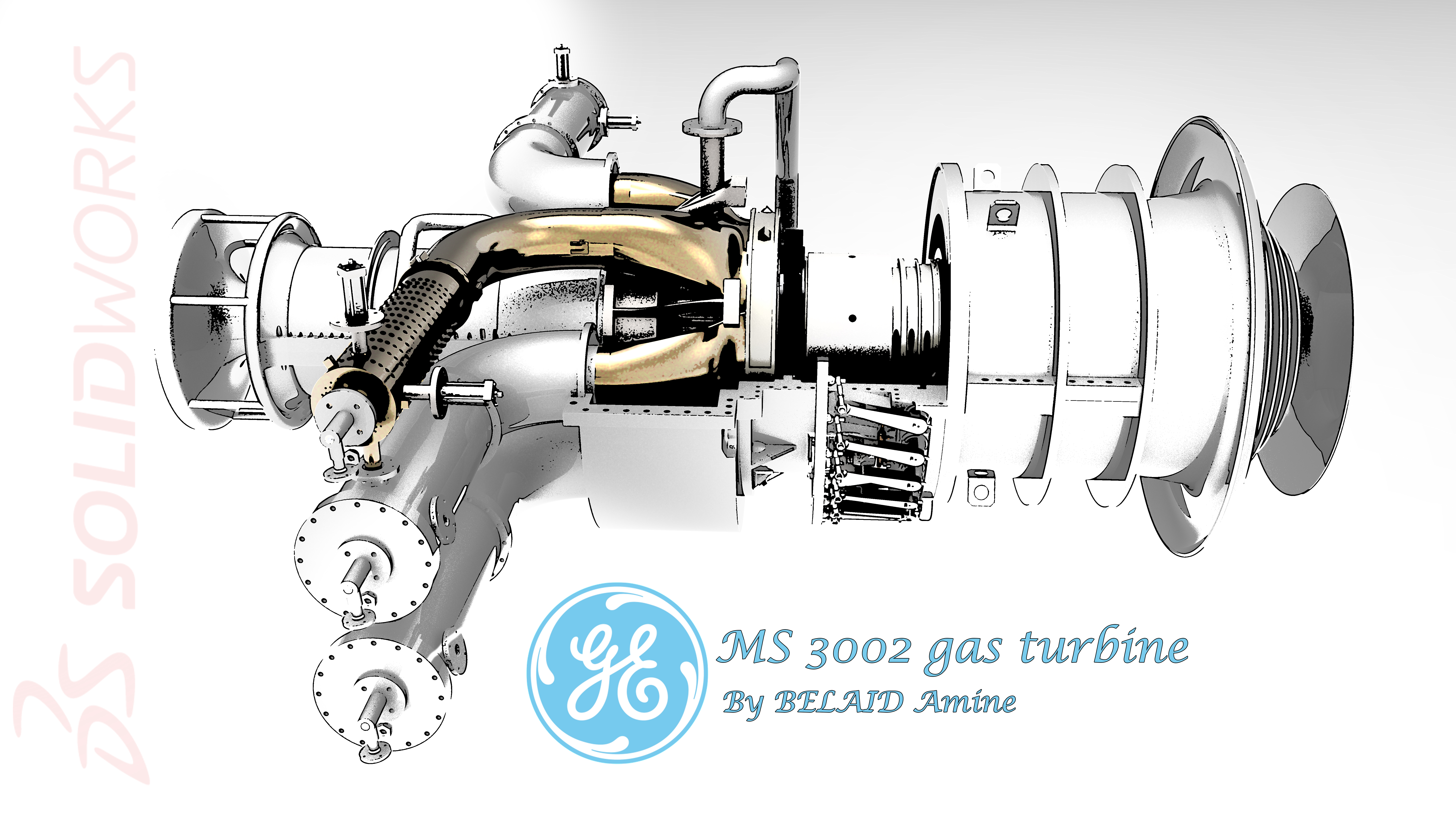 GE MS 3002燃气涡轮发动机