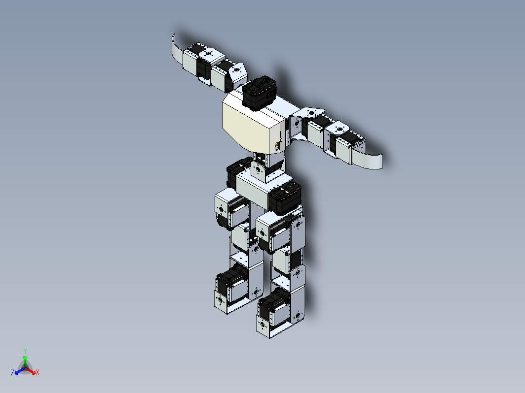 scrapped robosavvy人形机器人结构