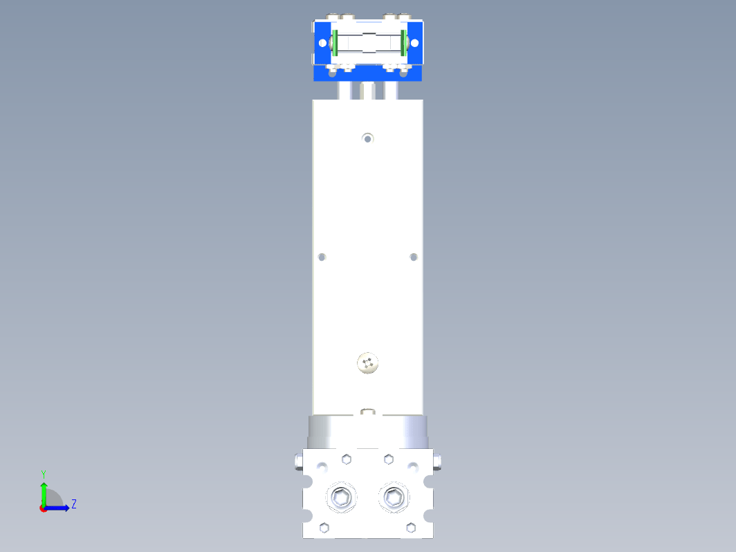 气动夹爪模型图