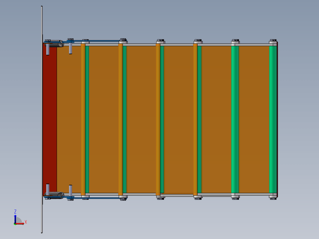 merdiven折叠阶梯结构3D图纸 Solidworks设计 附STEP