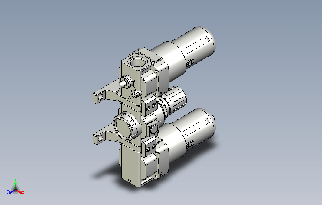 气源处理元件三点式组合3D-NC-500-10系列