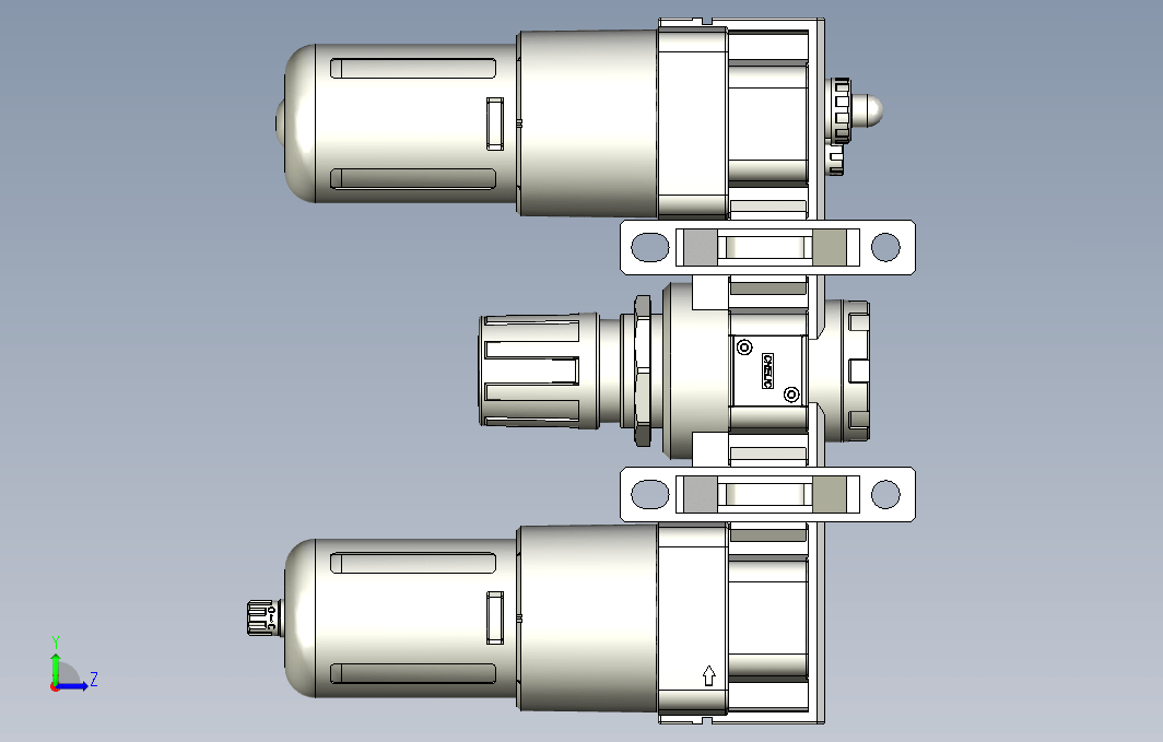 气源处理元件三点式组合3D-NC-500-10系列