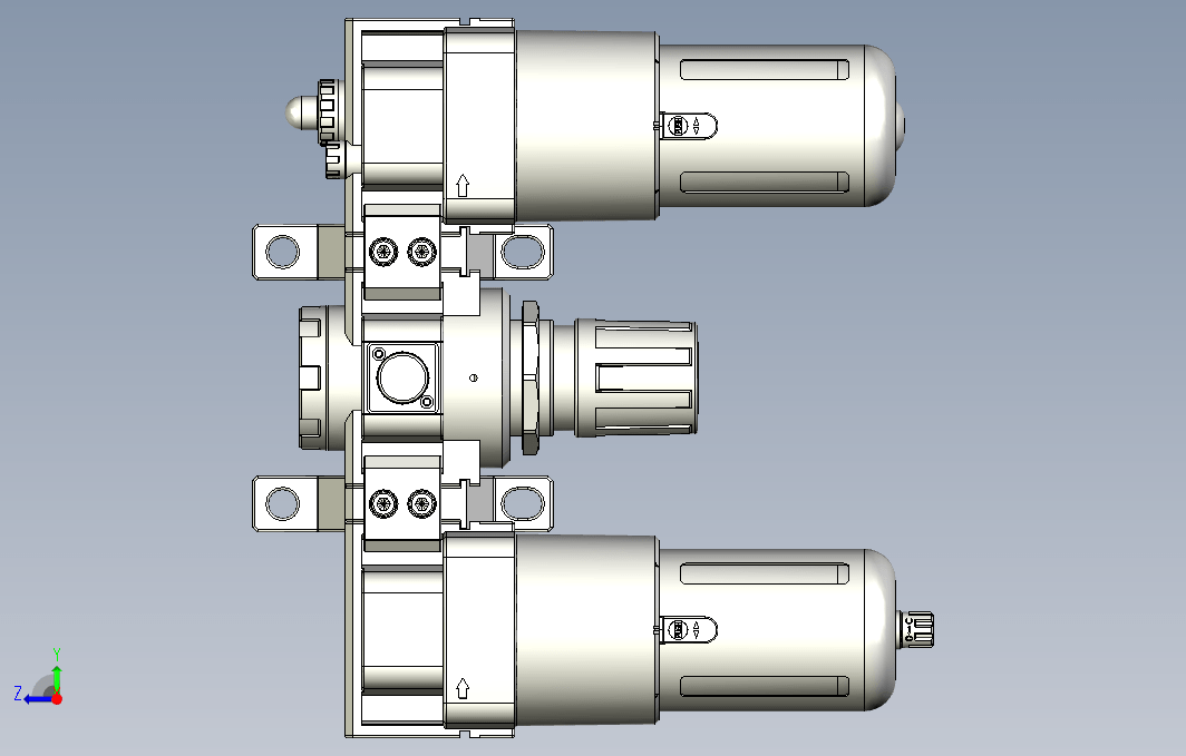 气源处理元件三点式组合3D-NC-500-10系列