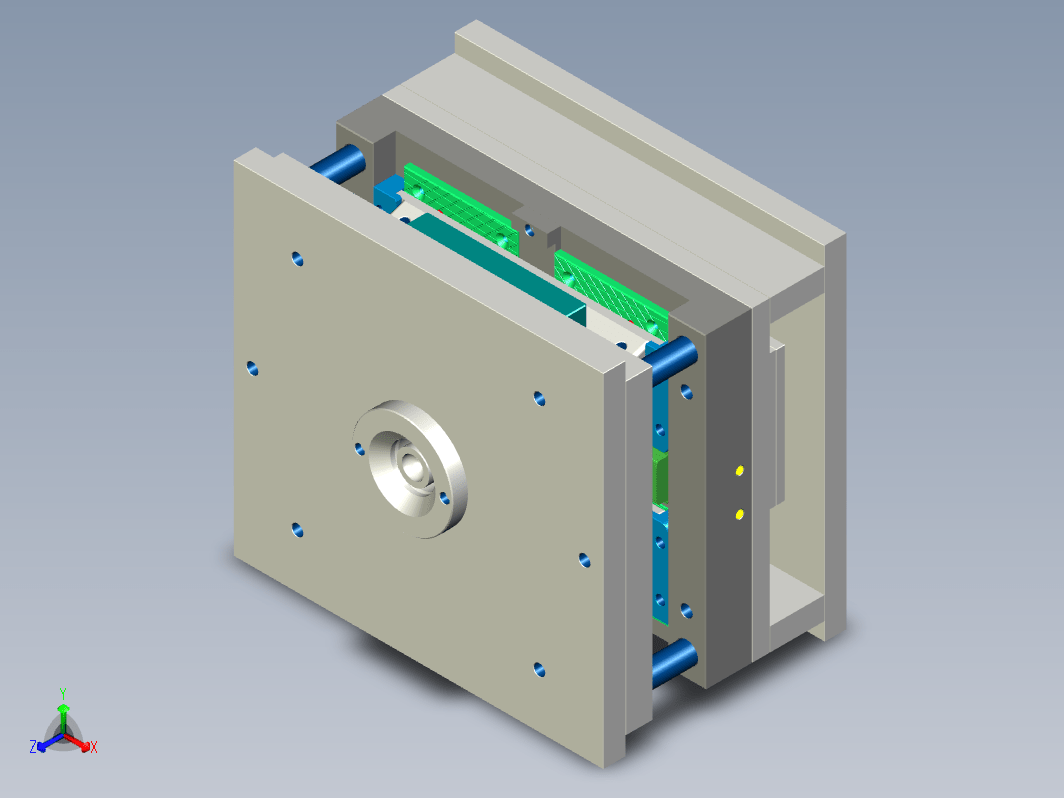 冲压模具 6-cav-Holder mould STP