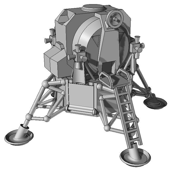 阿波罗11号登月舱简易