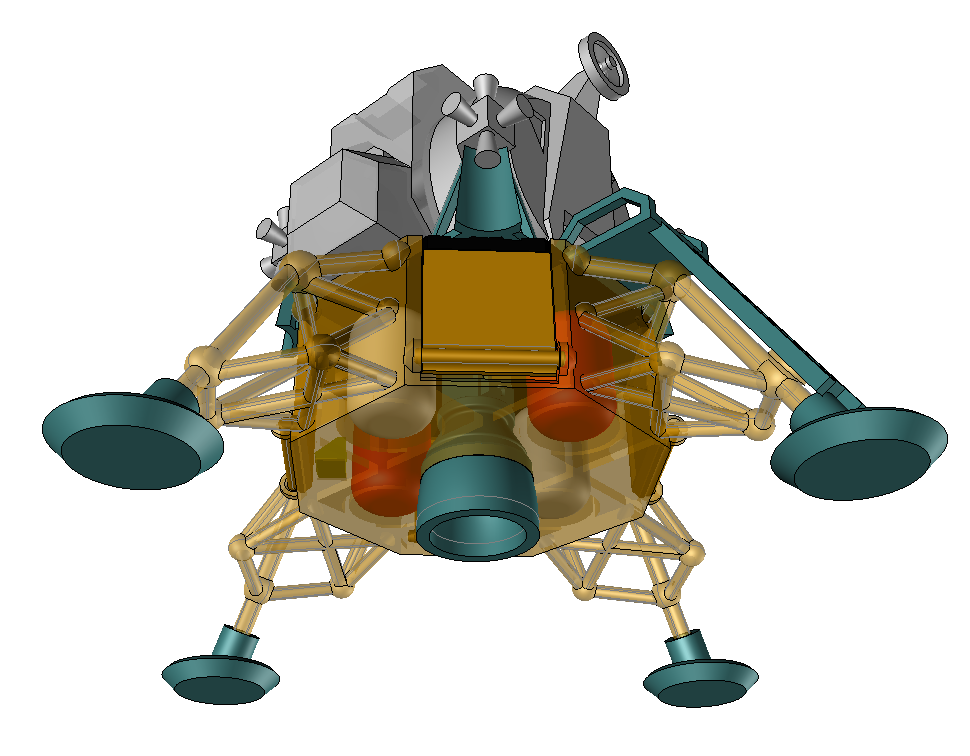 阿波罗11号登月舱简易