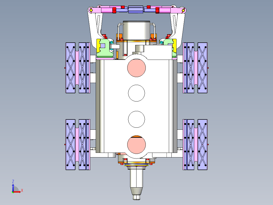 封闭式轧机内部结构