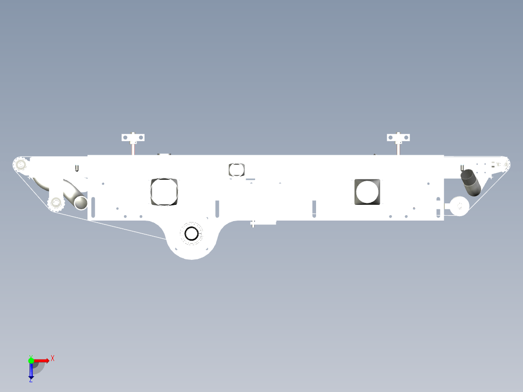 真空输送带模型