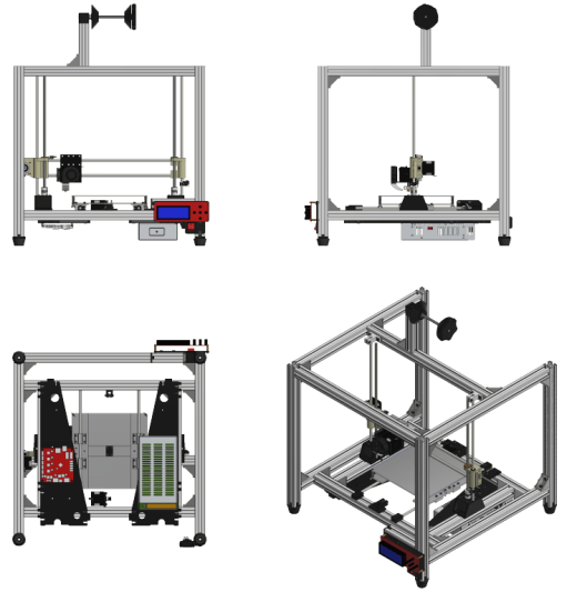 Anet A8 Upgrade 3D打印机结构缩略图