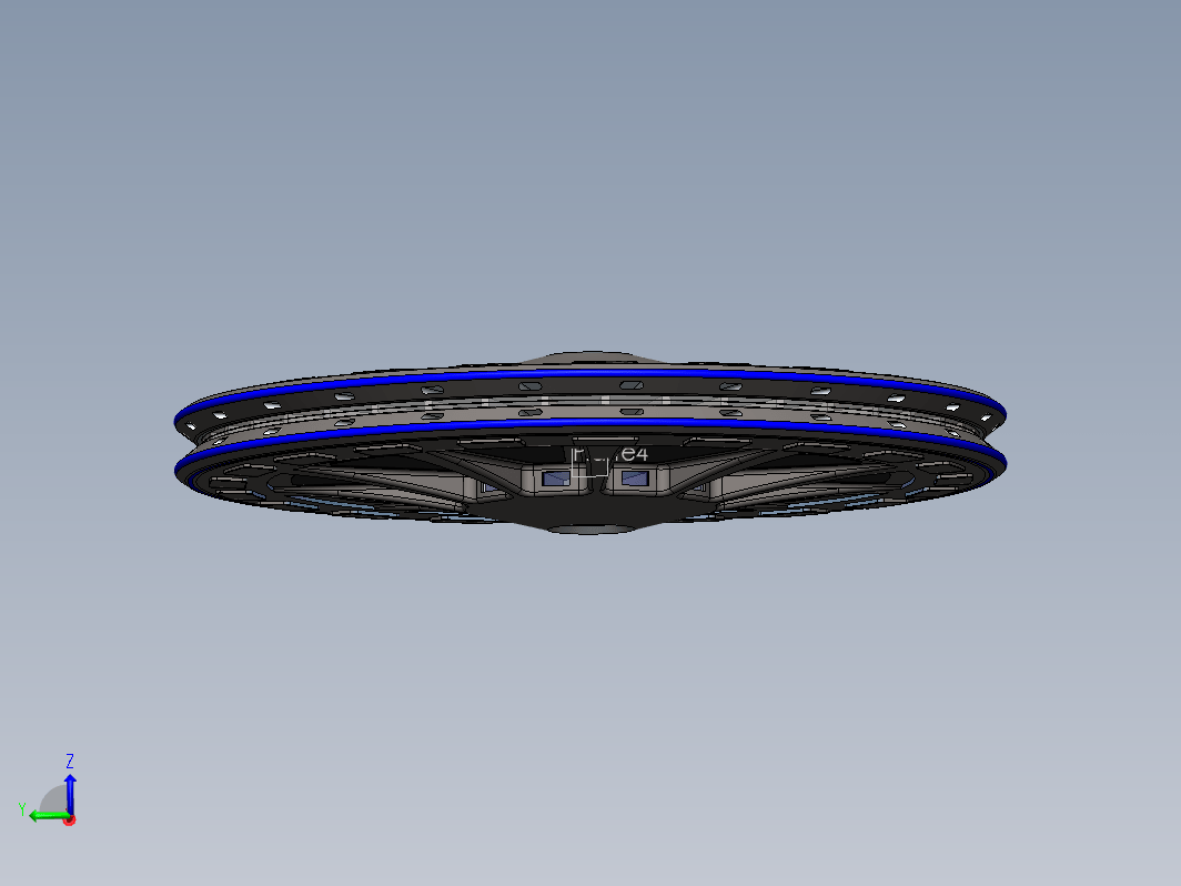 宇宙飞船模型图