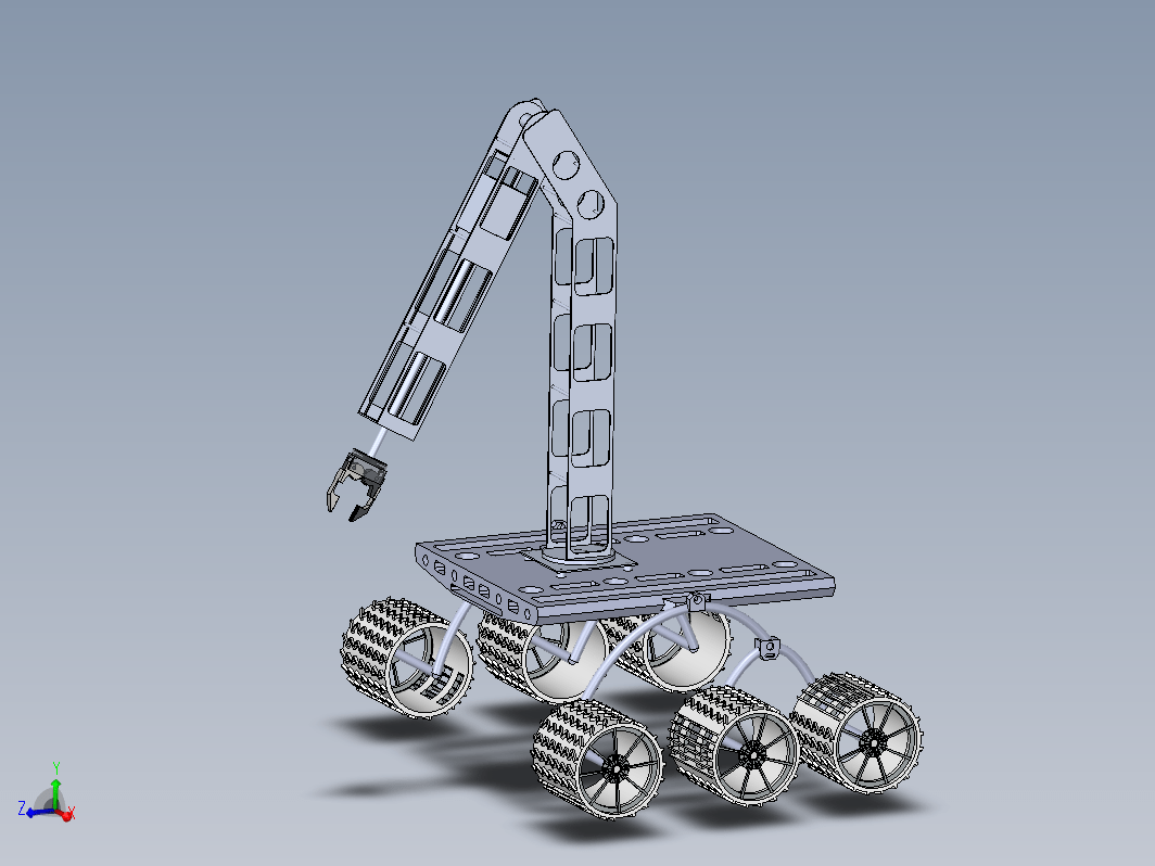 Mars Rover火星表面漫游车简易结构