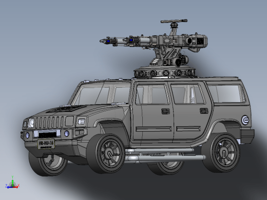 HUMMER H2 SUV交通管制车玩具缩略图