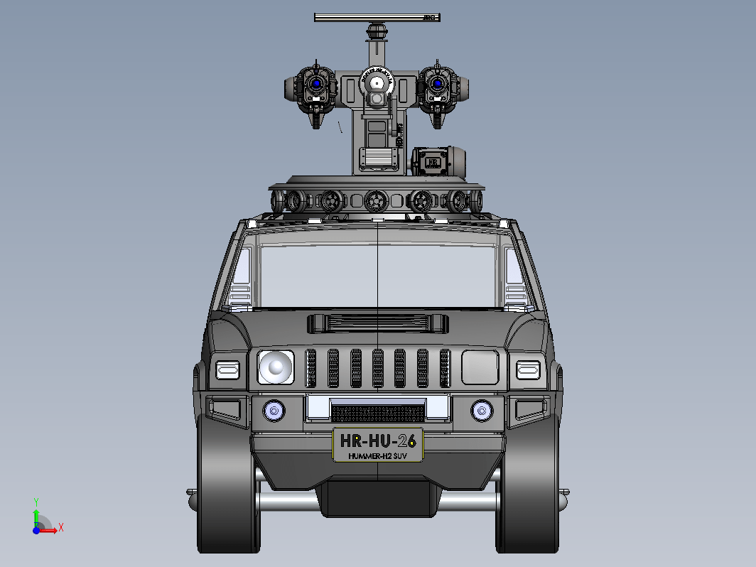 HUMMER H2 SUV交通管制车玩具