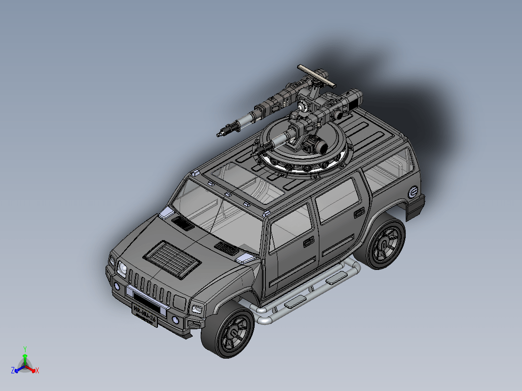 HUMMER H2 SUV交通管制车玩具