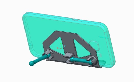 手机支架手机建模