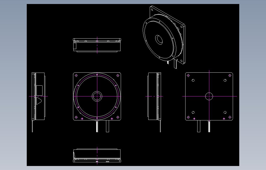 SGM7D直驱电机图纸