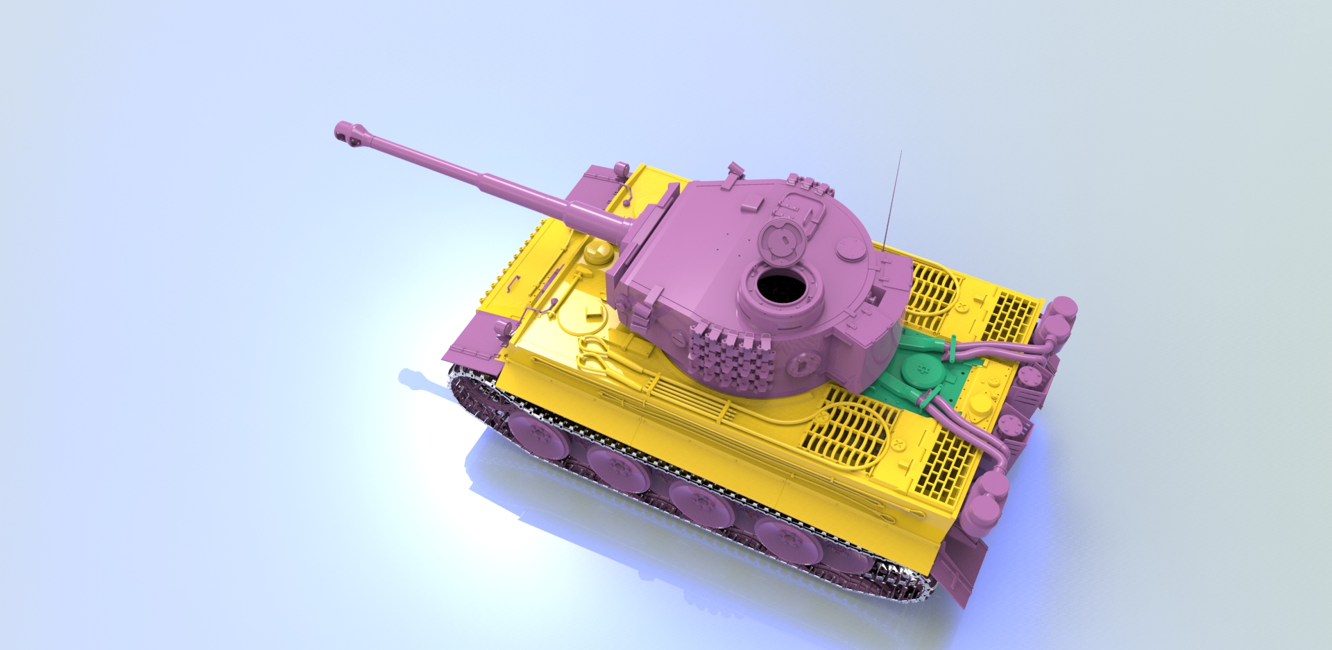 Tiger Tank虎式坦克玩具