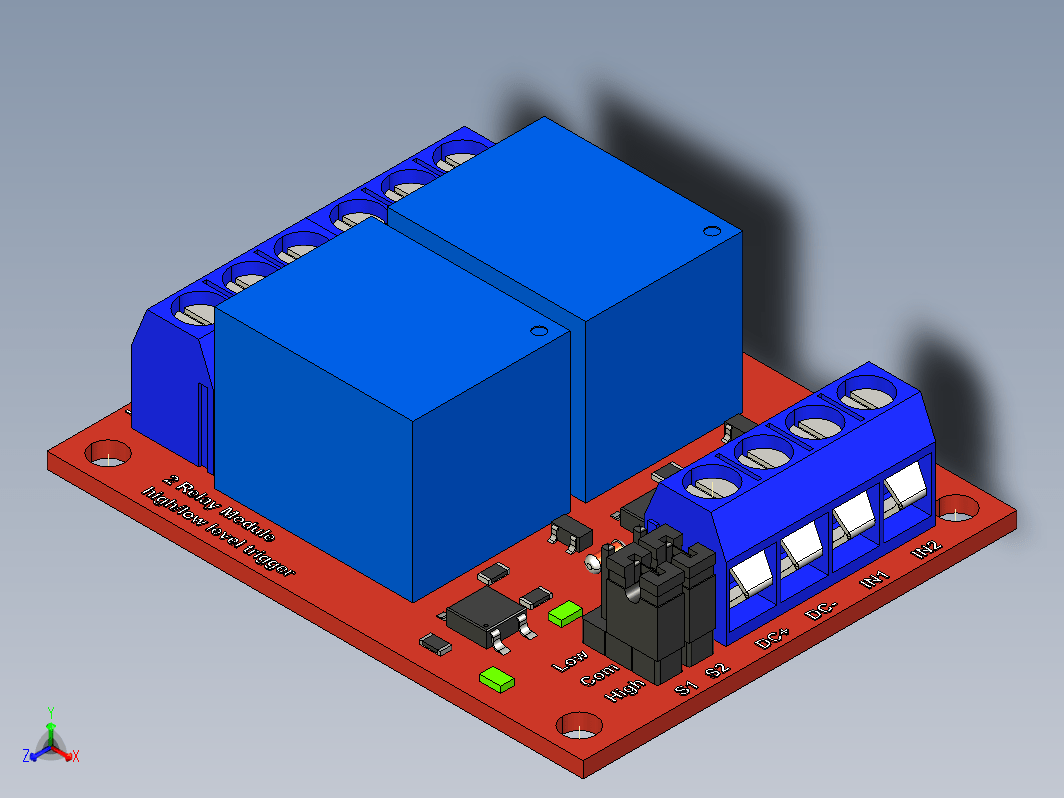 5V 2 继电器模块