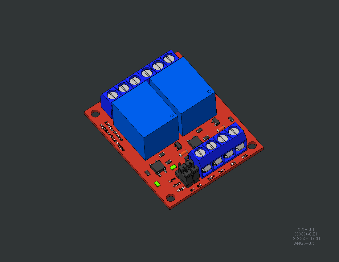 5V 2 继电器模块