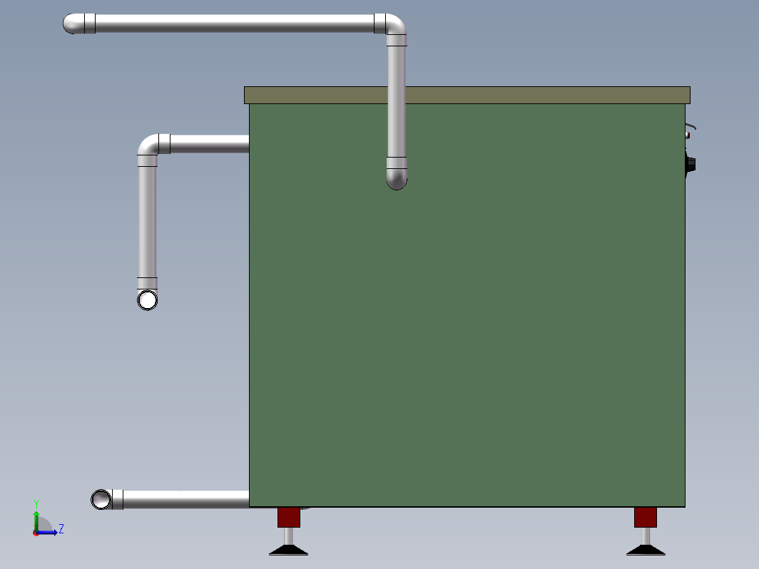 真空脱气800L600W400H单槽带过滤