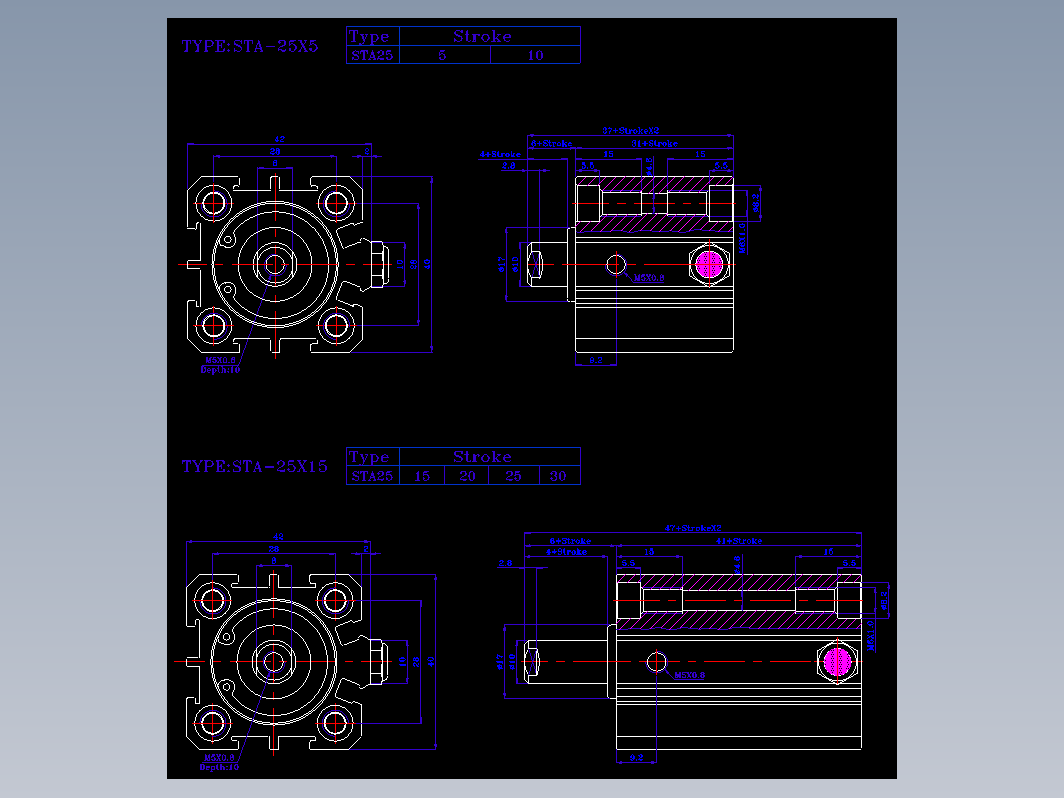 SDA气缸 83-STA-25-BZN