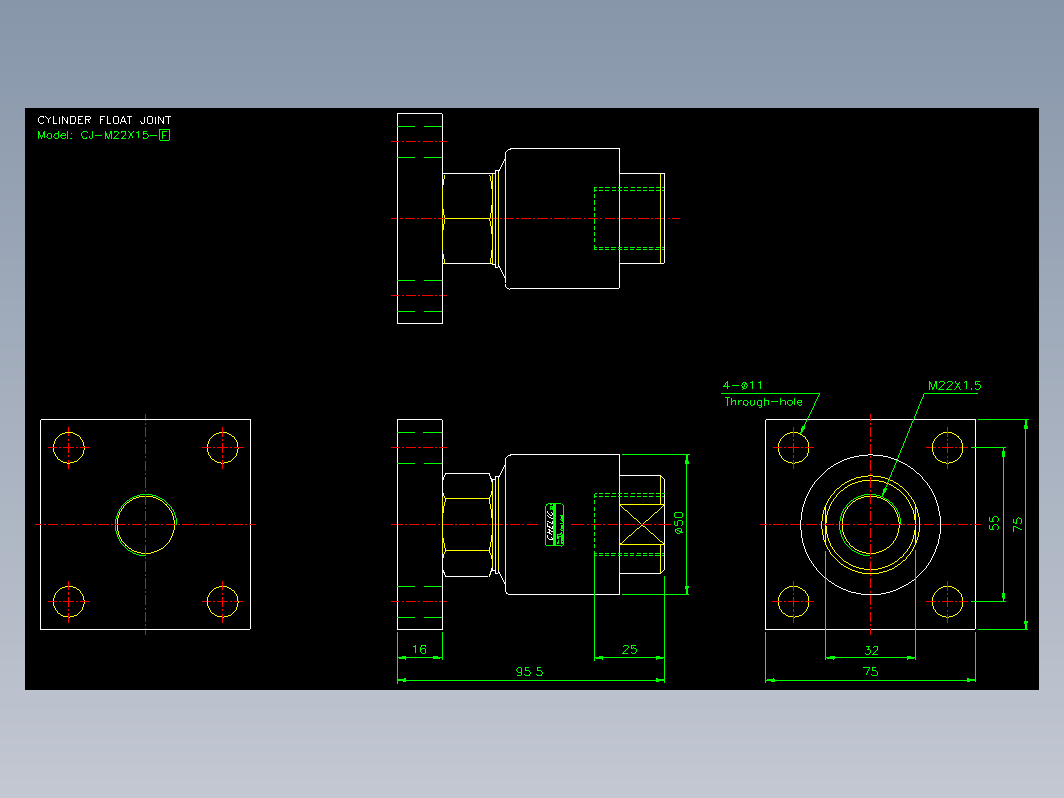 气缸 CjM2215F