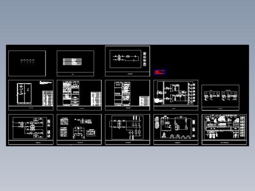 直流电源柜原理图缩略图