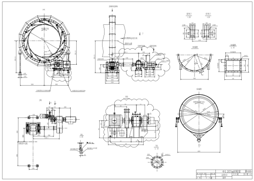 5.2×74m回转窑总图及基建图CAD缩略图