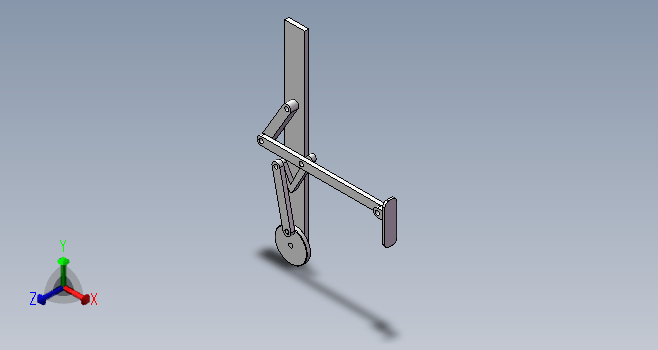 连杆机械腿结构模型