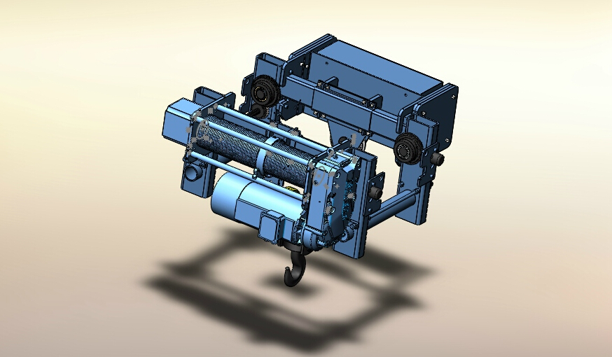 5吨电动葫芦 3D图 机械设备自动化设计.3