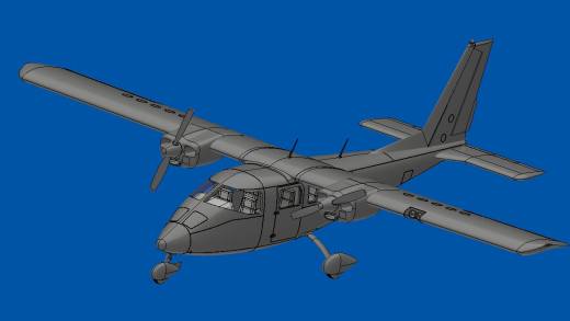 比例模型飞机 Partenavia P.68 Victor