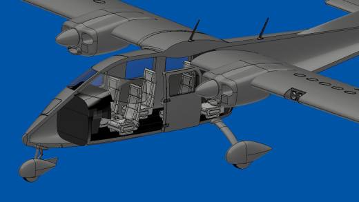 比例模型飞机 Partenavia P.68 Victor缩略图