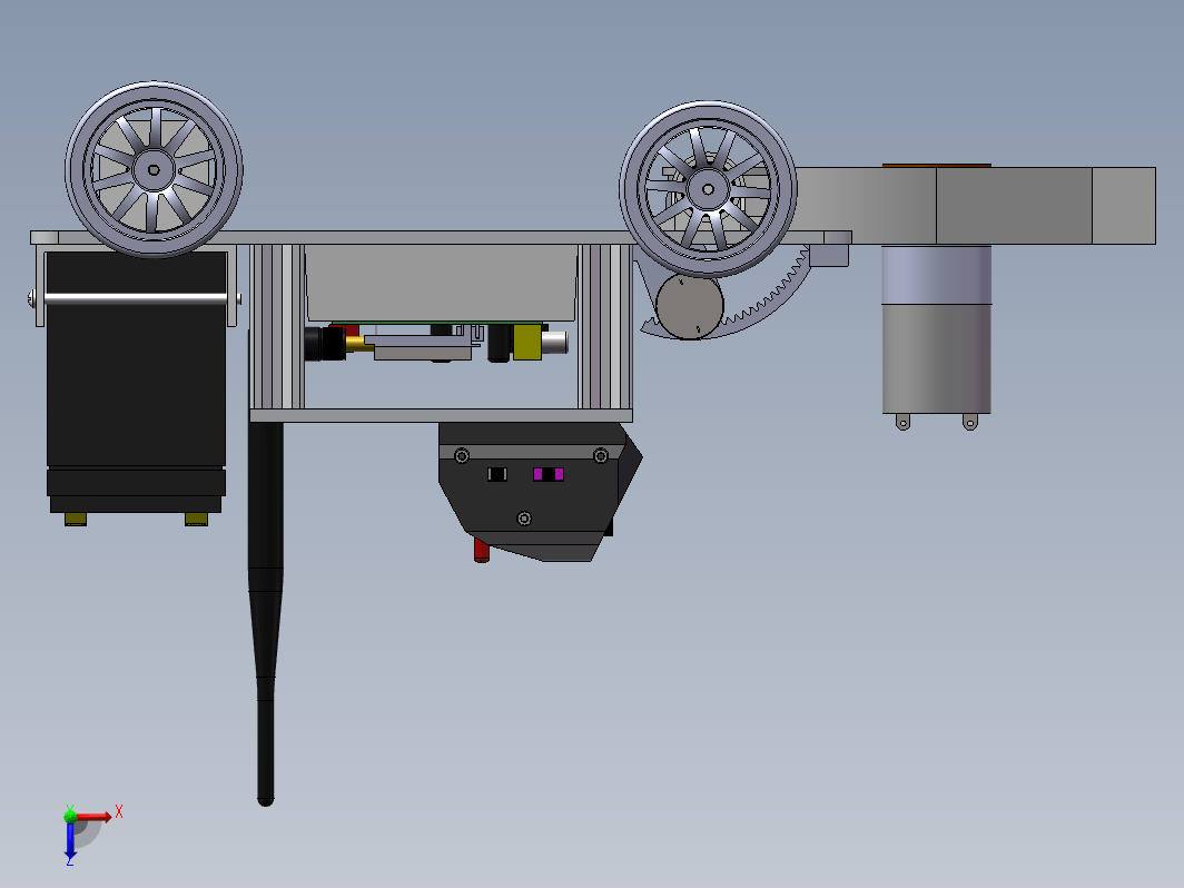 苗间锄草机器人设计及优化设计三维SW2014带参++CAD+说明书