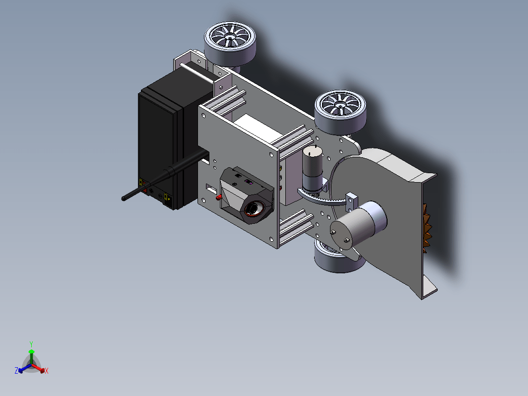 苗间锄草机器人设计及优化设计三维SW2014带参++CAD+说明书