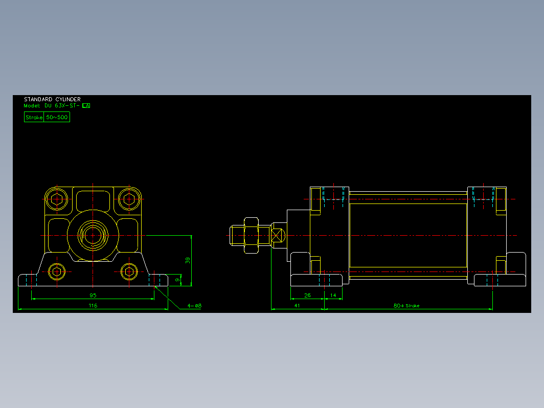 气缸 63LA