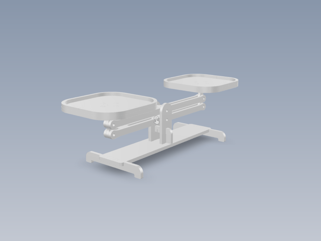 儿童天平模型玩具图纸 适合于激光雕刻 CNC 线切割