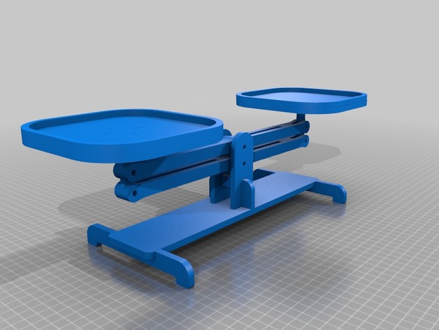 儿童天平模型玩具图纸 适合于激光雕刻 CNC 线切割