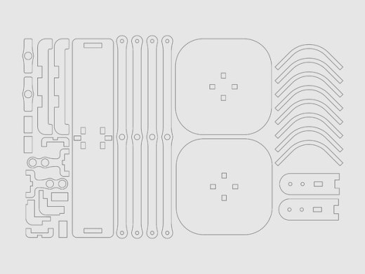 儿童天平模型玩具图纸 适合于激光雕刻 CNC 线切割缩略图