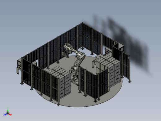 Palletizing Robotic Cell码垛机器人单元缩略图