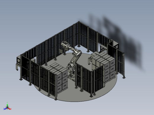 Palletizing Robotic Cell码垛机器人单元缩略图