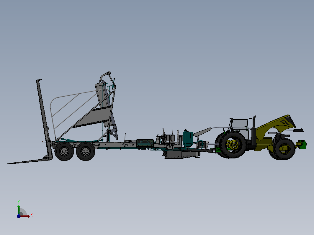 牵引式稻草捡拾车三维SW2016带参