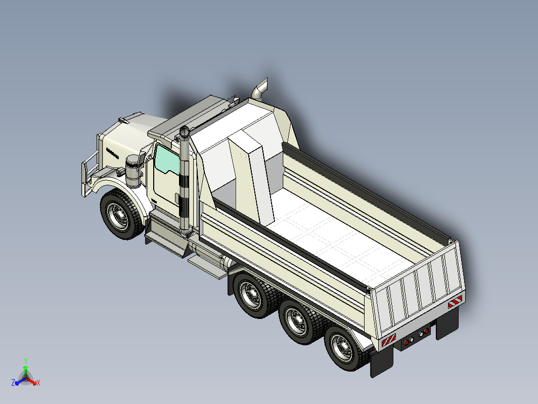 北美卡车 Kenworth T800 Camion benne