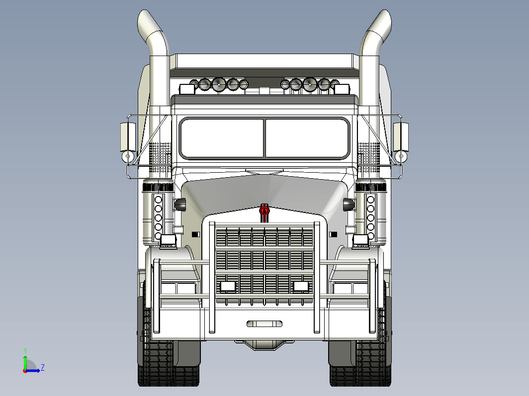 北美卡车 Kenworth T800 Camion benne