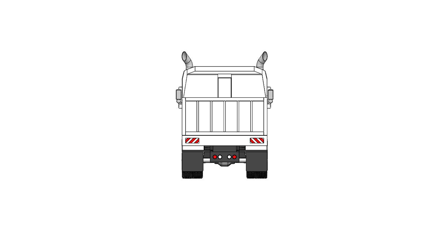 北美卡车 Kenworth T800 Camion benne