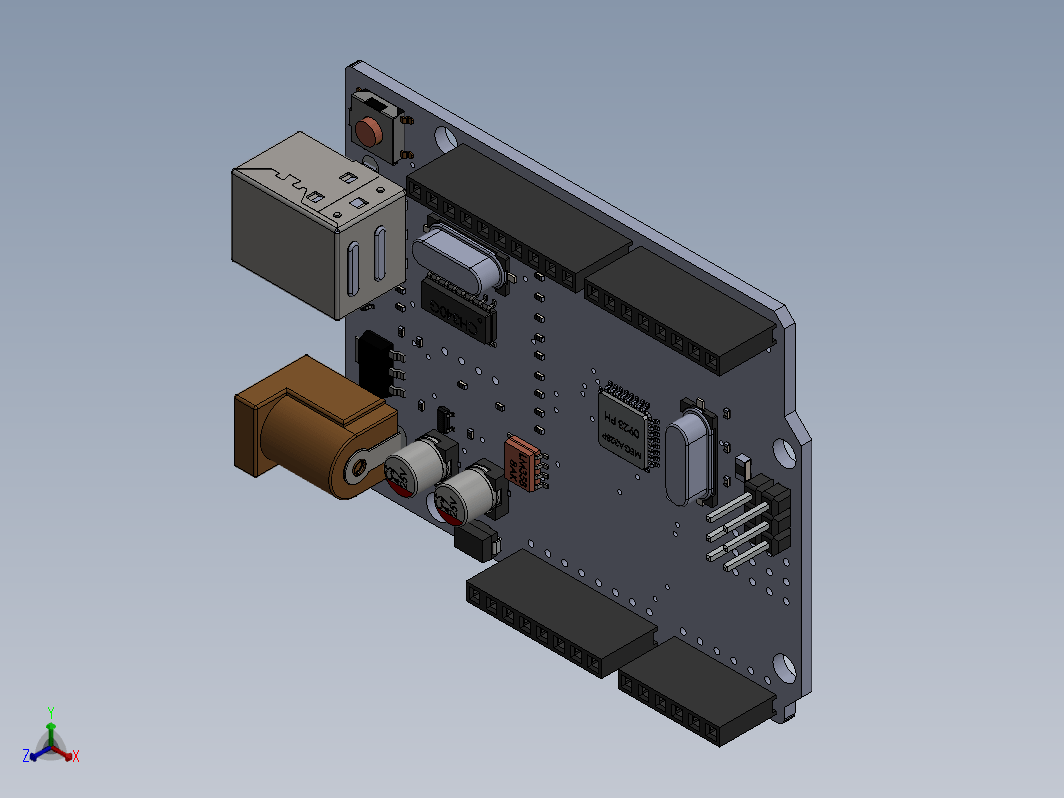 Arduino Uno R3 (CH340)开发板结构