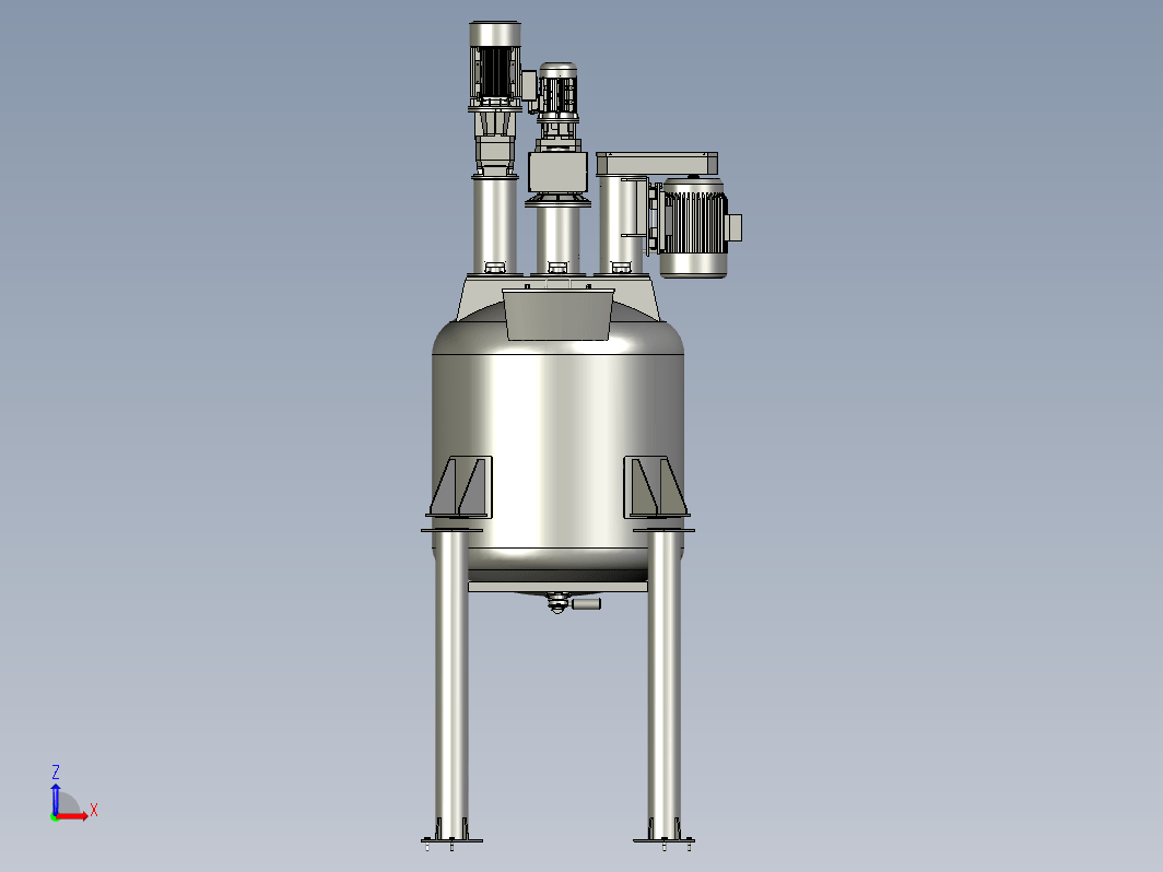 三轴搅拌机 3-shaft mixer