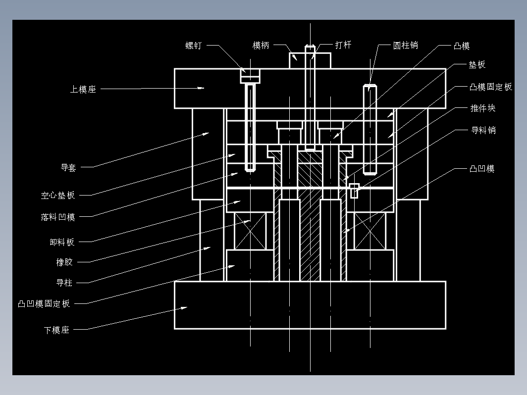 链条连接件的冲压模具cad设计