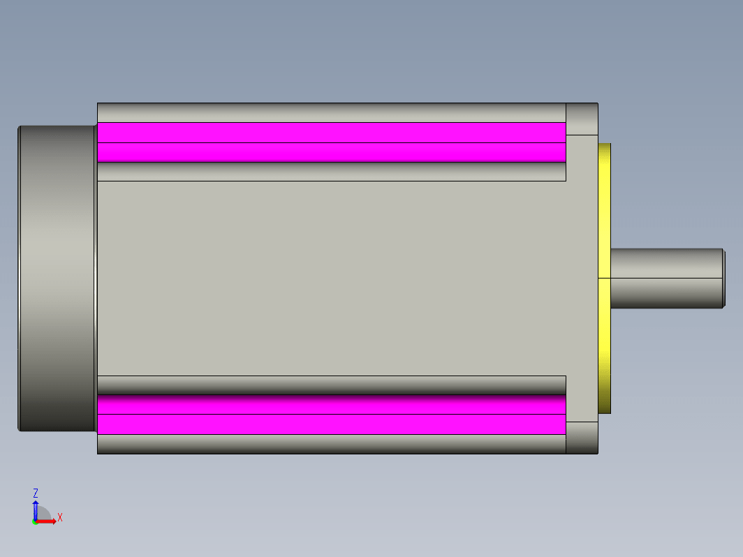 YK31118A  110mm三相步进电机（3D）