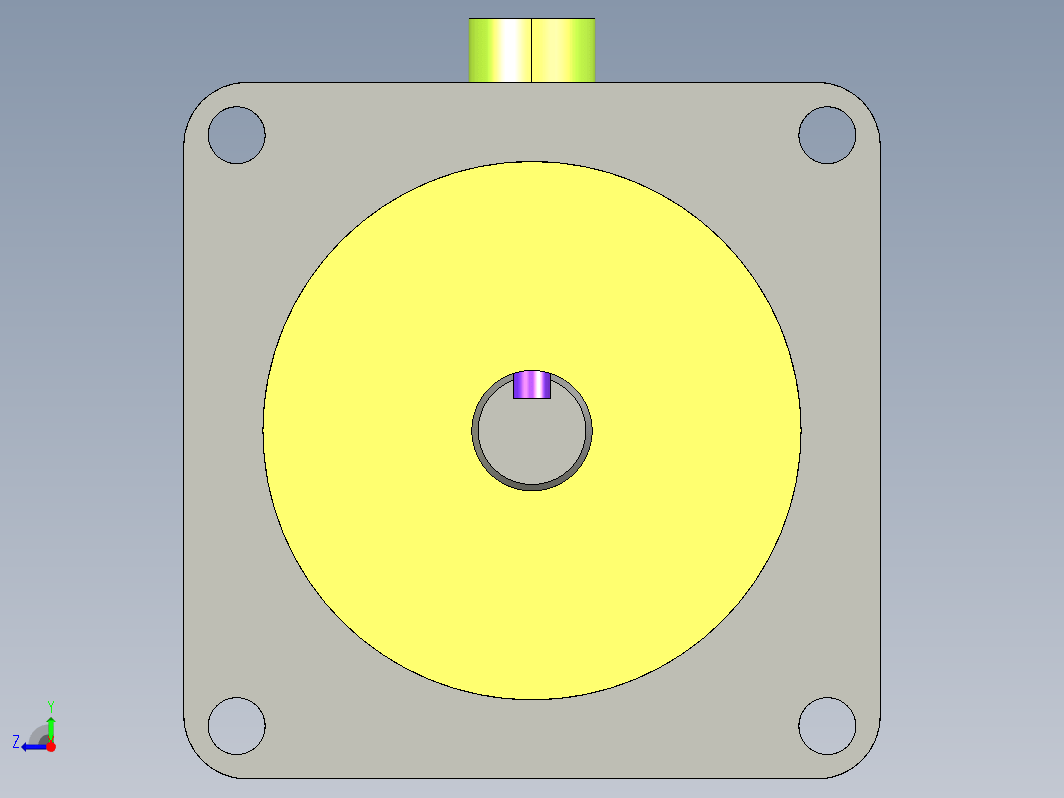 YK31118A  110mm三相步进电机（3D）